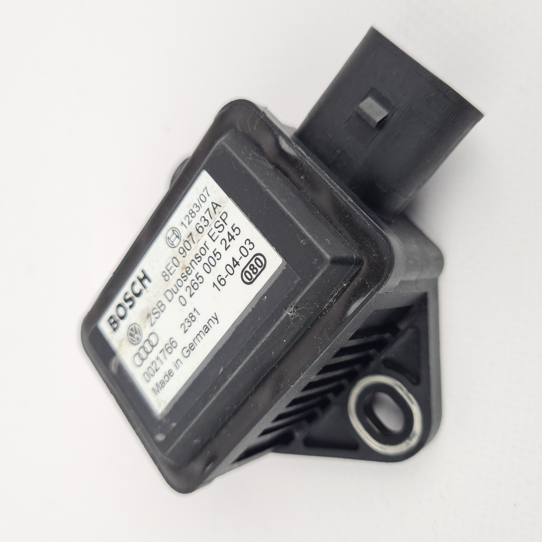 AUDI 8E0/4B ESP Steuergerät / Airbagsensor Crashsensor 8E0907637A 0265005245