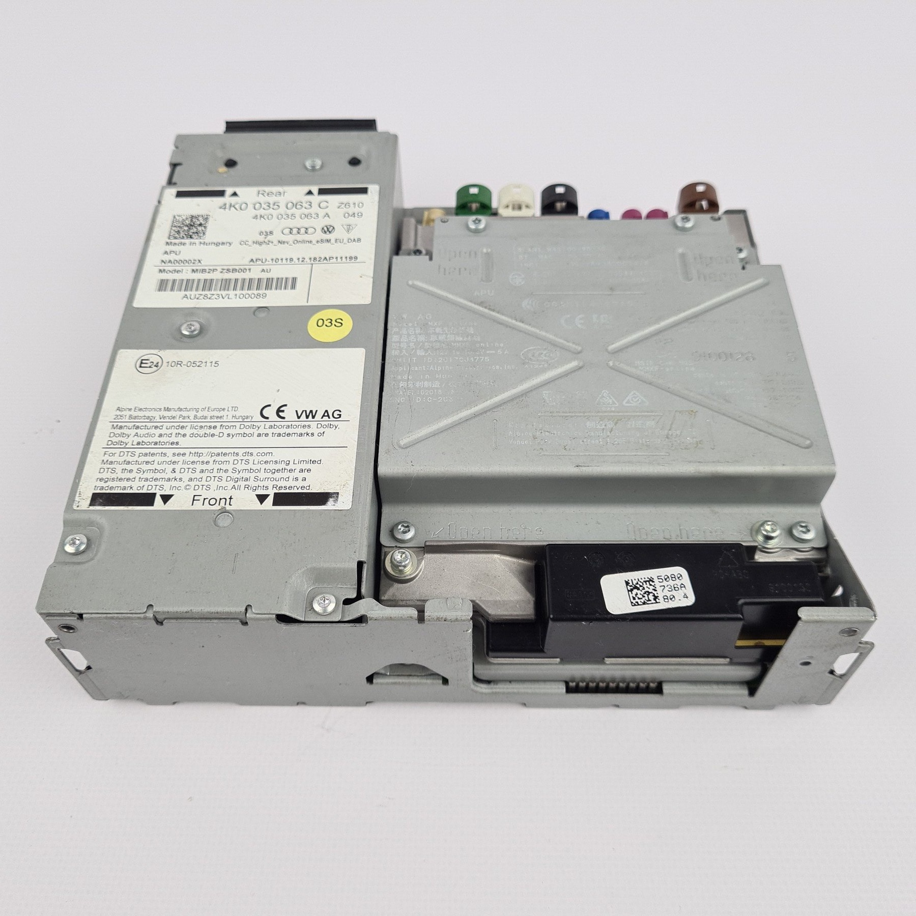 AUDI 4K/4M Navigationsgerät / Radio 4K0035063C 4K0035063