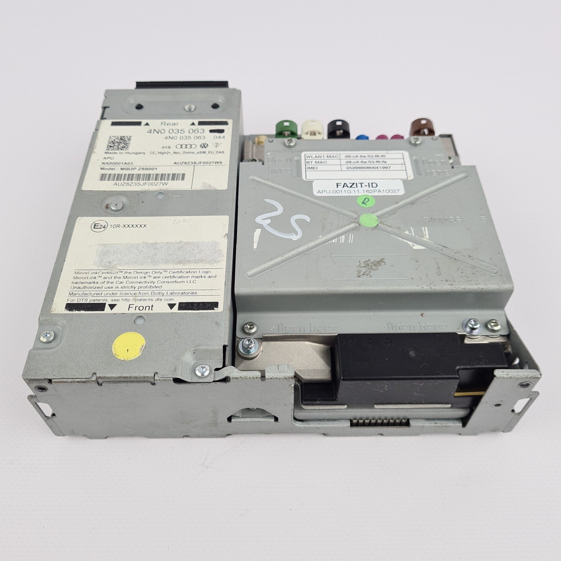 AUDI 4N/4N2 Navigationsgerät / Radio 4N0035063 4N0035063A