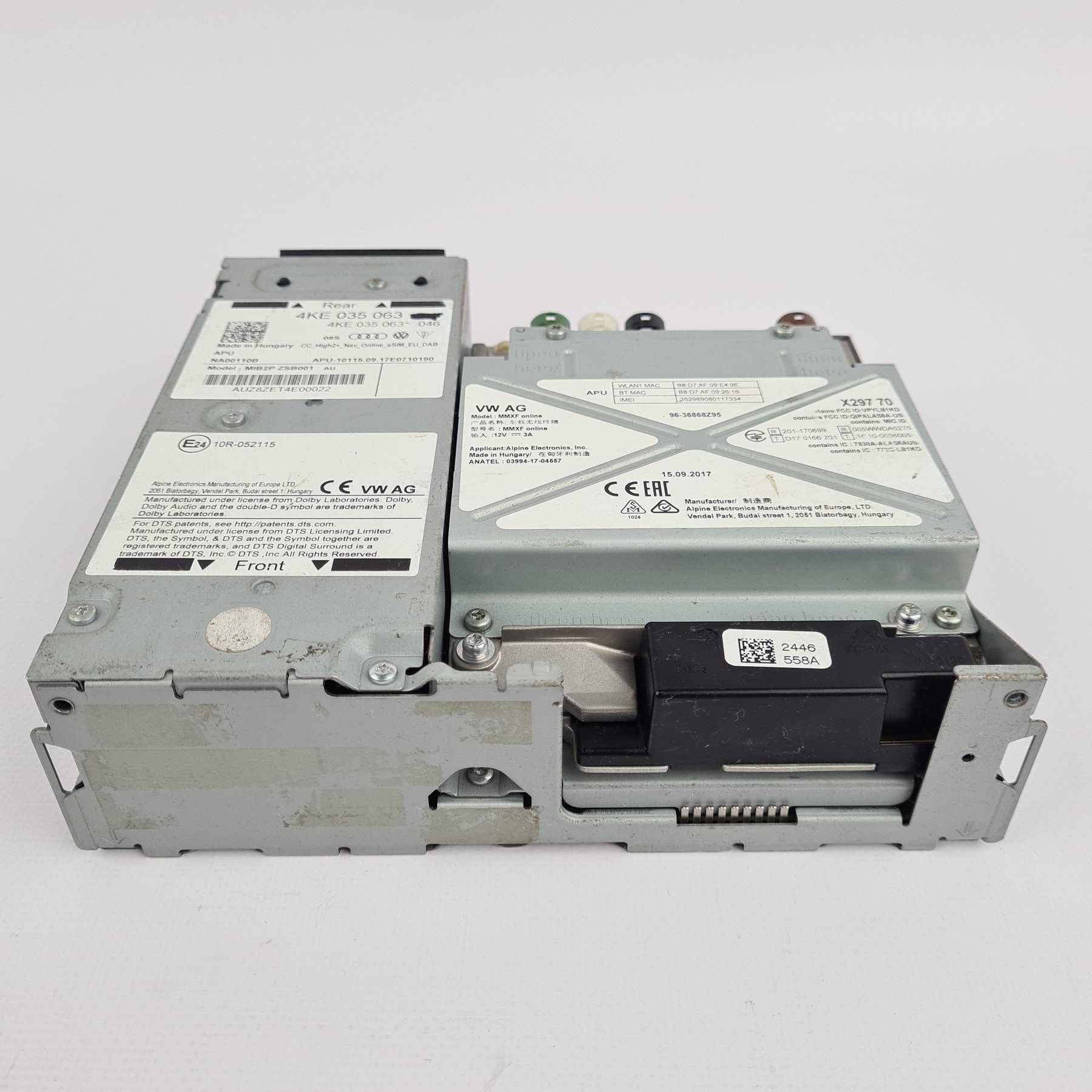 AUDI 4K/A6 Navigationsgerät / Radio 4KE035063