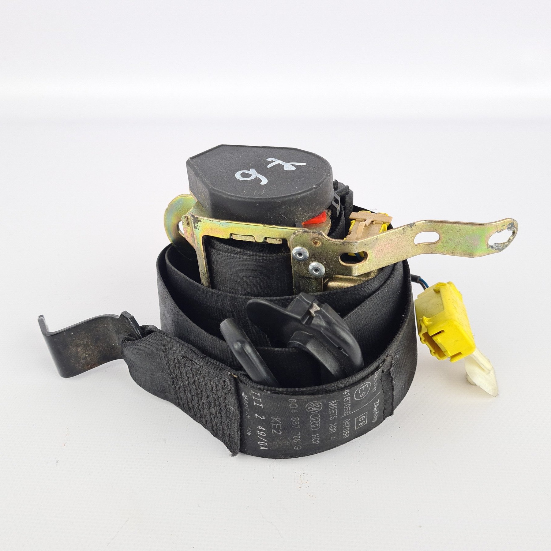 VW Polo 9N Sicherheitsgurt Gurt vorne rechts 6Q4857706G